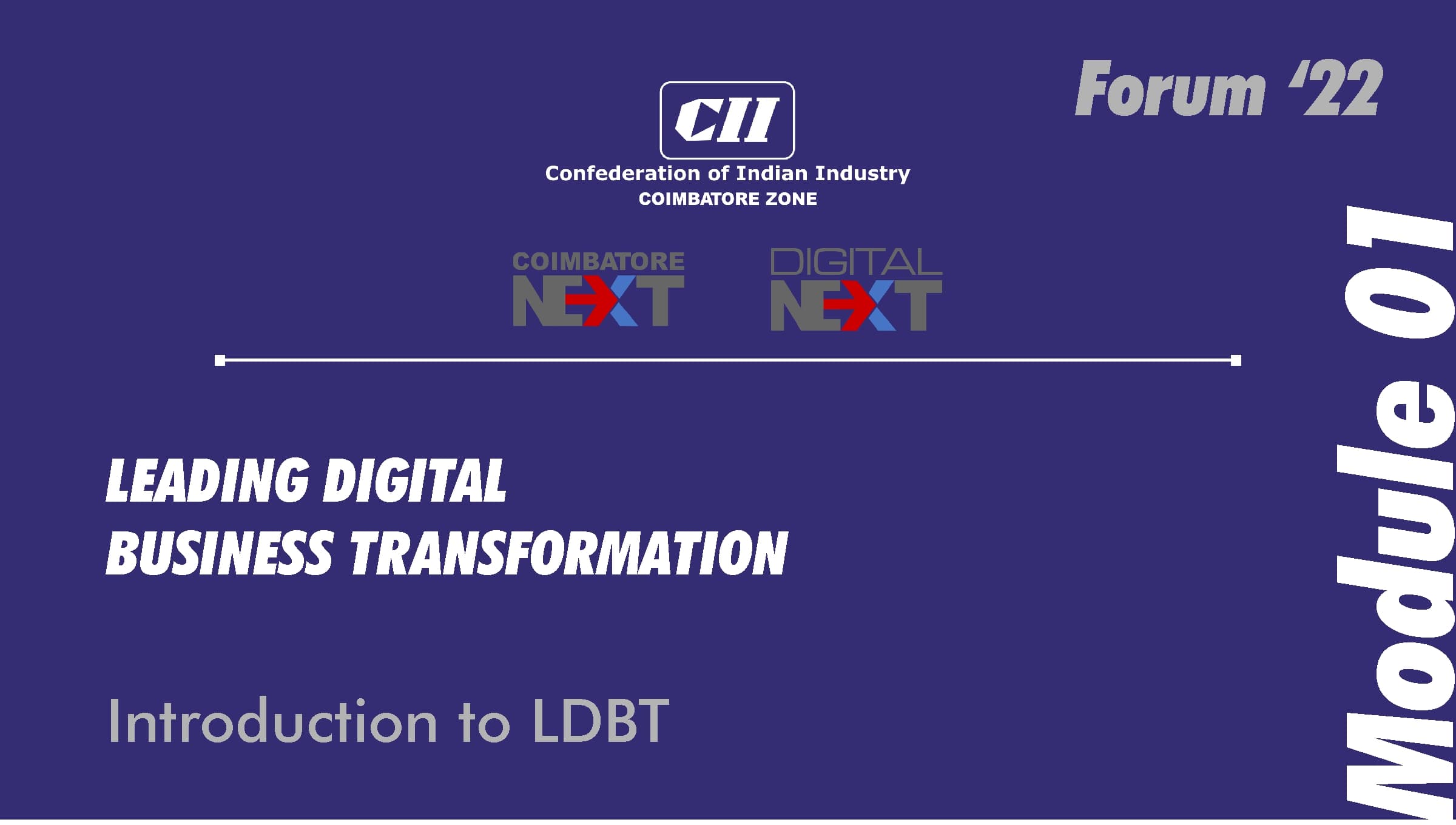 Module 1 – Digital Business Transformation(DBT)